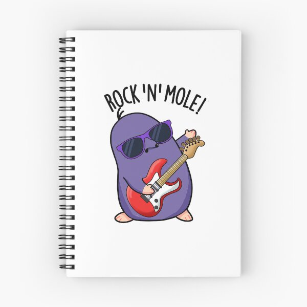 Item preview, Rock N Mole Funny Animal Pun designed and sold by punnybone.