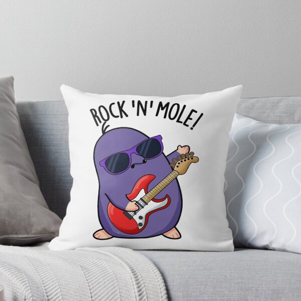 Item preview, Rock N Mole Funny Animal Pun designed and sold by punnybone.