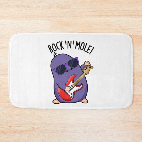 Item preview, Rock N Mole Funny Animal Pun designed and sold by punnybone.