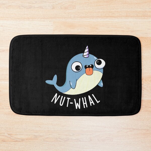 Item preview, Nut-whal Funny Narwhal Pun (Dark BG) designed and sold by punnybone.