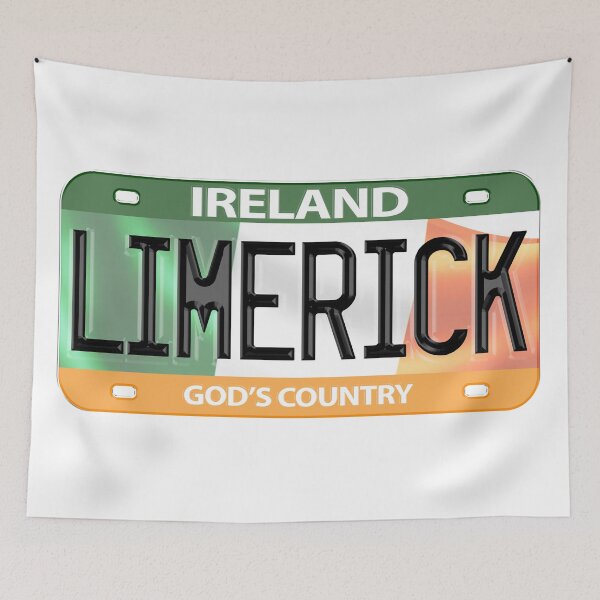 Item preview, Limerick Ireland Irish USA Canada License Plate designed and sold by REAL IRISH GIFTS.