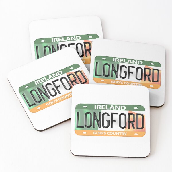 Item preview, Longford Ireland Irish USA Canada License Plate designed and sold by REAL IRISH GIFTS.