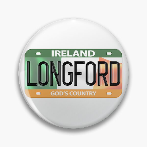 Item preview, Longford Ireland Irish USA Canada License Plate designed and sold by REAL IRISH GIFTS.