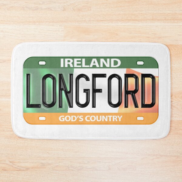 Item preview, Longford Ireland Irish USA Canada License Plate designed and sold by REAL IRISH GIFTS.