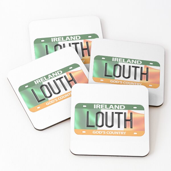Item preview, Louth Ireland Irish USA Canada License Plate designed and sold by REAL IRISH GIFTS.