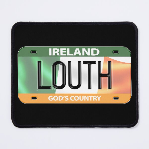 Item preview, Louth Ireland Irish USA Canada License Plate designed and sold by REAL IRISH GIFTS.