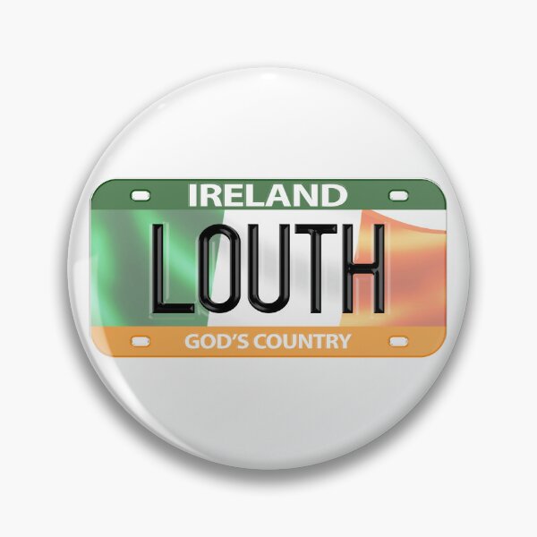 Item preview, Louth Ireland Irish USA Canada License Plate designed and sold by REAL IRISH GIFTS.