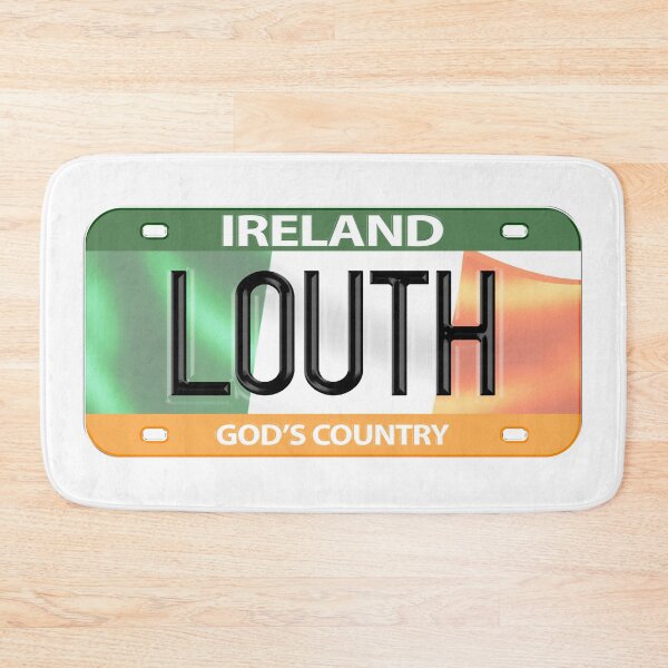 Item preview, Louth Ireland Irish USA Canada License Plate designed and sold by REAL IRISH GIFTS.