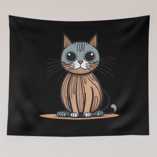 Item preview, lovely cat designed and sold by cuatrilenio.