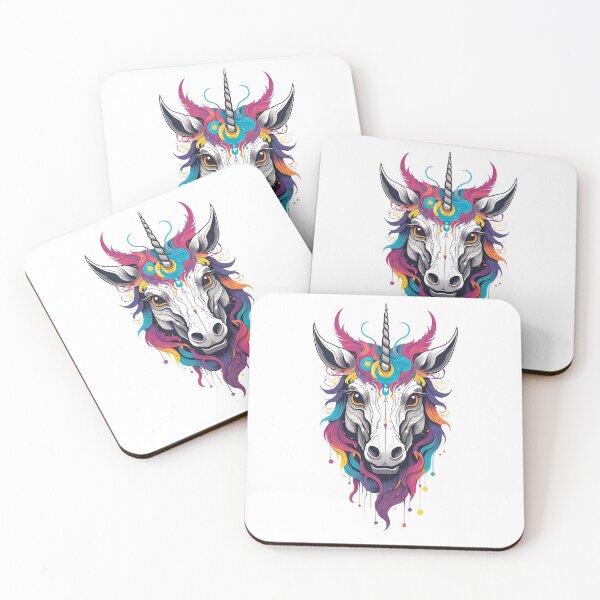 Item preview, Abstract Fantasy Unicorn designed and sold by jpvoodoo.
