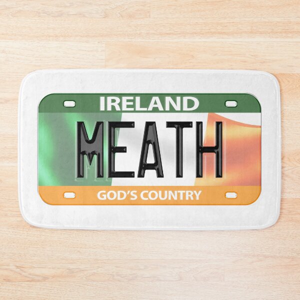 Item preview, Meath Ireland Irish USA Canada License Plate designed and sold by REAL IRISH GIFTS.