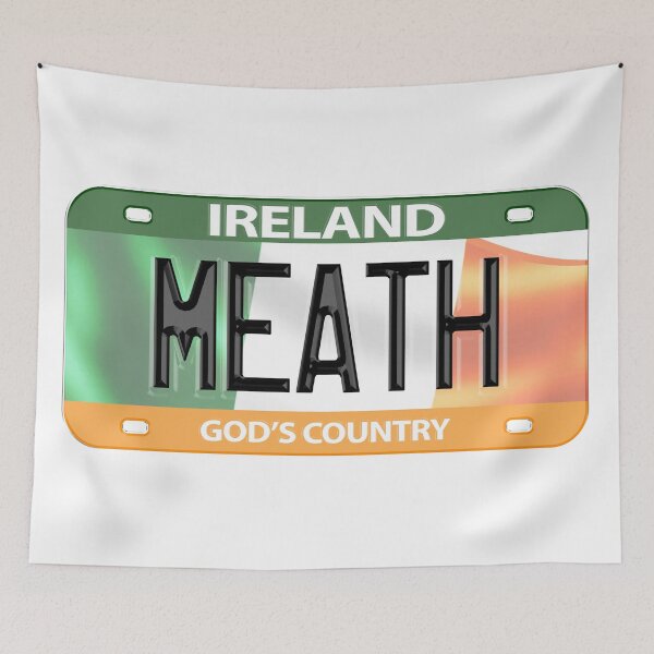 Item preview, Meath Ireland Irish USA Canada License Plate designed and sold by REAL IRISH GIFTS.