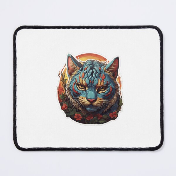 Item preview, battlecat sticker cat lover gift 8k hd Retro Style designed and sold by TRENDYDESIGNSzz.