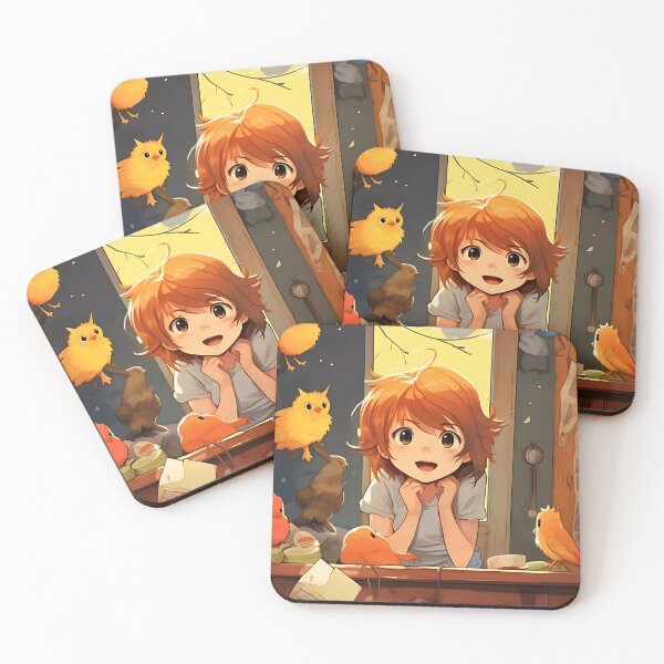 Item preview, Harmony Revealed: A Girl's Serenade with Feathered Companions designed and sold by ArrangedDesigns.