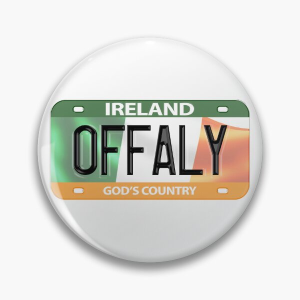 Artikelvorschau, Offaly Irland Irisch USA Kanada Nummernschild entworfen und verkauft von REAL IRISH GIFTS.