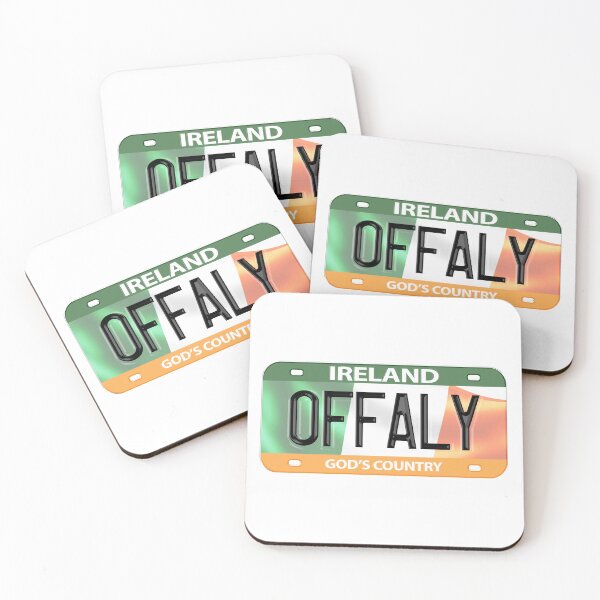 Item preview, Offaly Ireland Irish USA Canada License Plate designed and sold by REAL IRISH GIFTS.