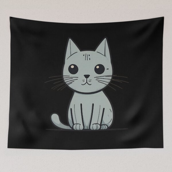 Item preview, lovely cat designed and sold by cuatrilenio.