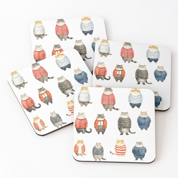 Item preview, funny cats pack sticker designed and sold by browide.