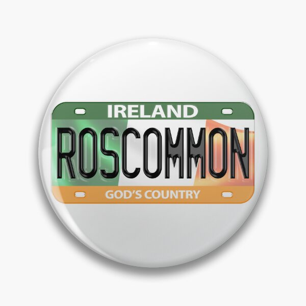 Item preview, Roscommon Ireland Irish USA Canada License Plate designed and sold by REAL IRISH GIFTS.