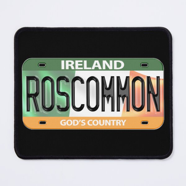 Item preview, Roscommon Ireland Irish USA Canada License Plate designed and sold by REAL IRISH GIFTS.