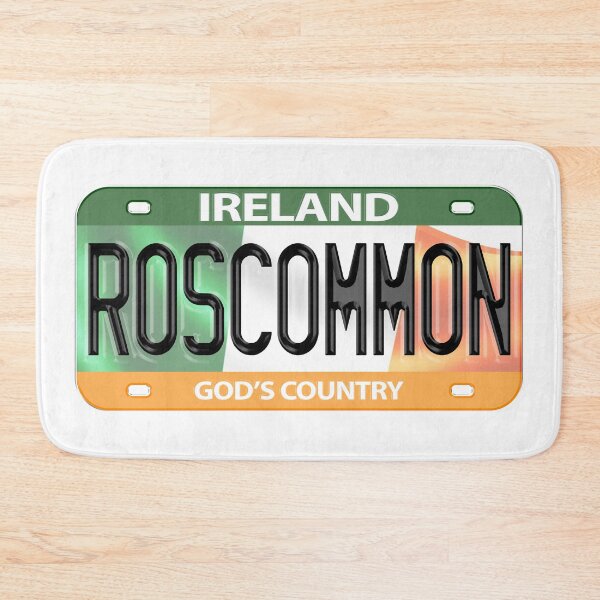Item preview, Roscommon Ireland Irish USA Canada License Plate designed and sold by REAL IRISH GIFTS.