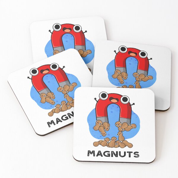 Item preview, Mag-nuts Funny Magnet Pun  designed and sold by punnybone.