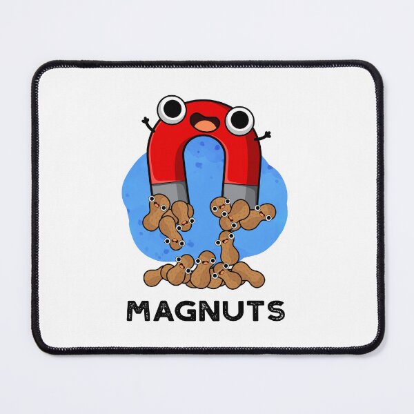 Item preview, Mag-nuts Funny Magnet Pun designed and sold by punnybone.
