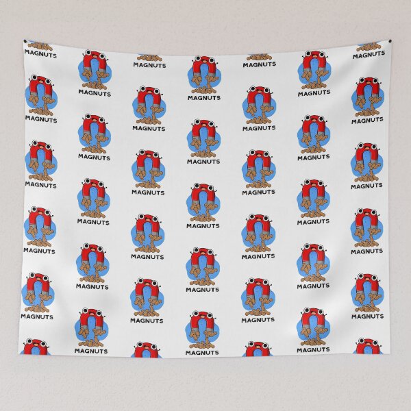 Item preview, Mag-nuts Funny Magnet Pun  designed and sold by punnybone.