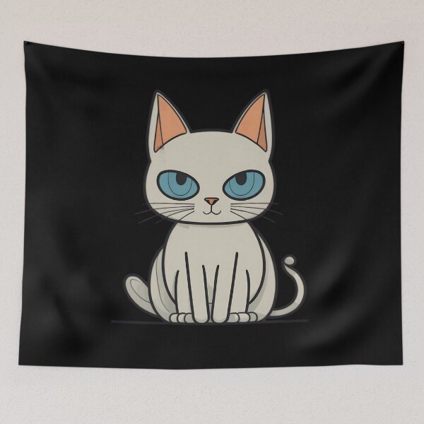 Item preview, lovely cat designed and sold by cuatrilenio.