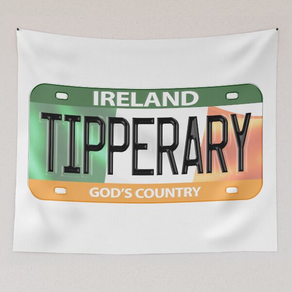 Item preview, Tipperary Ireland Irish USA Canada License Plate designed and sold by REAL IRISH GIFTS.