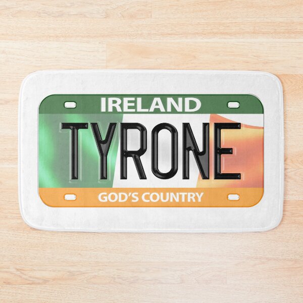 Item preview, Tyrone Ireland Irish USA Canada License Plate designed and sold by REAL IRISH GIFTS.