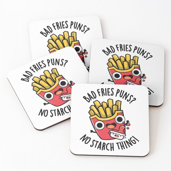 Item preview, Bad Fries Puns No Starch Thing Funny Food Pun  designed and sold by punnybone.