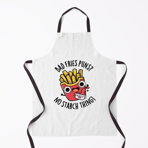 Aperçu de l'œuvre Bad Fries Puns No Starch Thing Funny Food Pun créée et vendue par punnybone.