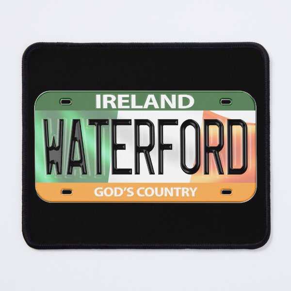 Item preview, Waterford Ireland Irish USA Canada License Plate designed and sold by REAL IRISH GIFTS.