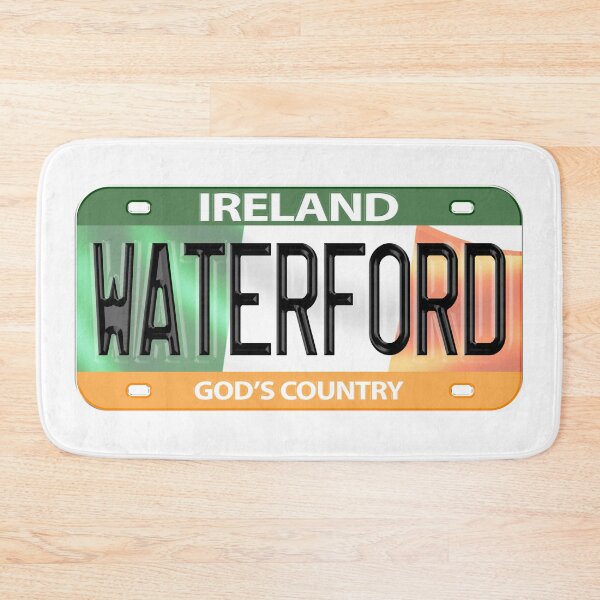 Item preview, Waterford Ireland Irish USA Canada License Plate designed and sold by REAL IRISH GIFTS.