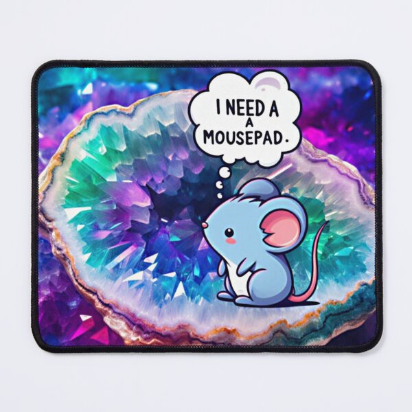 Item preview, Cute gem mouse mousepad designed and sold by TagSlap.
