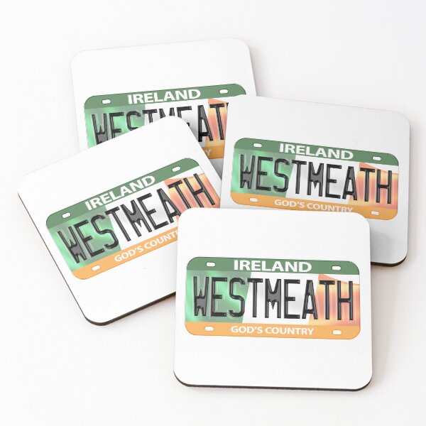 Item preview, Westmeath Ireland Irish USA Canada License Plate designed and sold by REAL IRISH GIFTS.
