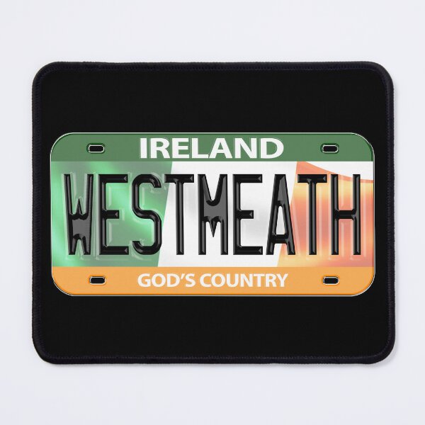 Item preview, Westmeath Ireland Irish USA Canada License Plate designed and sold by REAL IRISH GIFTS.