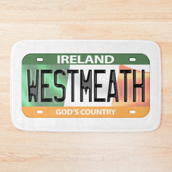 Item preview, Westmeath Ireland Irish USA Canada License Plate designed and sold by REAL IRISH GIFTS.