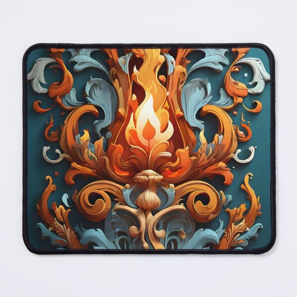 Item preview, Regal Inferno: Rococo Flame Symphony designed and sold by WAUZ.