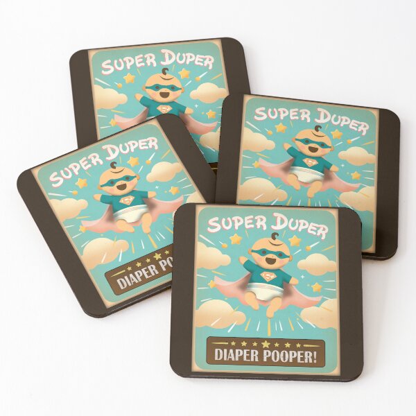 Item preview, Super Duper Diaper Pooper. Your Baby Superhero! designed and sold by Groenendijk.