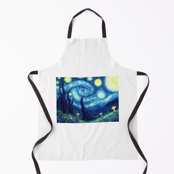 Item preview, Blue Starry Night - Magic Mushroom Forest #10 designed and sold by Scarlet Swan.