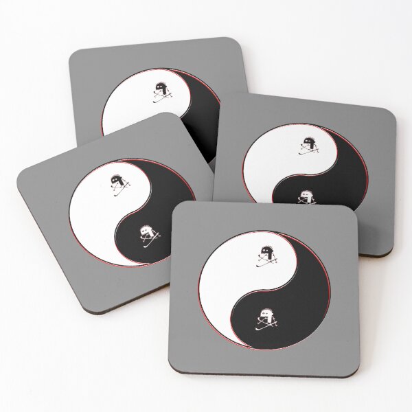 Item preview,  yin yang balance harmony eastern philosophy skiing skier designed and sold by 4rpixs.