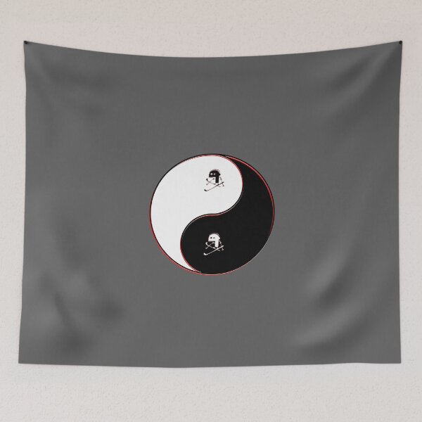 Item preview,  yin yang balance harmony eastern philosophy skiing skier designed and sold by 4rpixs.