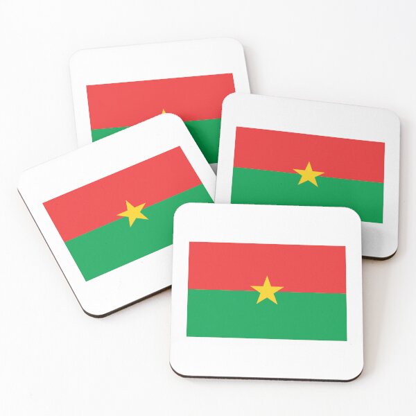 Item preview, Burkina Faso Flag designed and sold by salemwishes.