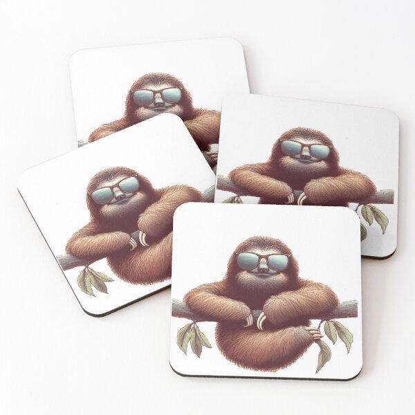 Item preview, Chillaxing Koala in a Hammock with sunglasses designed and sold by Cravio.