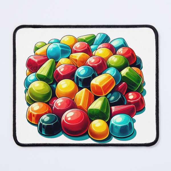 Item preview, Pile of Multicolor Gumdrop Gemstone Candy Treat Pieces designed and sold by kylmllr101684.