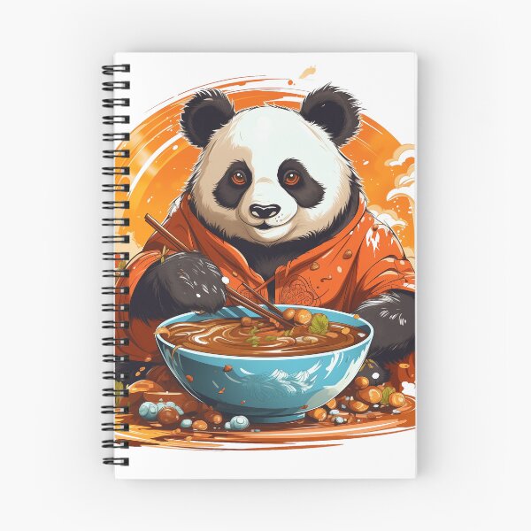 Item preview, Panda eating soup designed and sold by VirtualArtGuy.