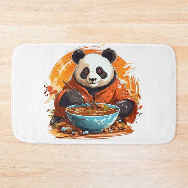 Item preview, Panda eating soup designed and sold by VirtualArtGuy.