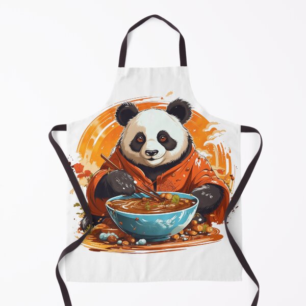 Item preview, Panda eating soup designed and sold by VirtualArtGuy.